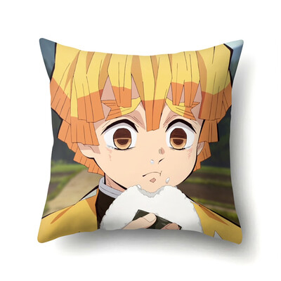 

Japanese Anime Demon Slayer Pillowcase Decorative Pillow Case Cushion Cover with Double-Sided Pattern