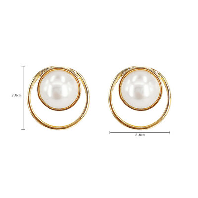 

Temperament sweet wild simulated pearl earrings female love simple models of compact without pierced ear clip