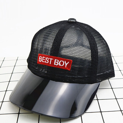 

Children Sun Protection Kids Hip Hop Hats Baby Sunshade Hats Baseball Cap Snapback 3-12T New Boys Girls Mesh Caps