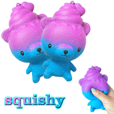

YIWULAAdorable Ice Vream Galaxy Poo Bear Scented Charm Slow Rising Stress Relief Toys
