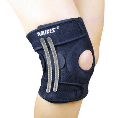 

Cycling Mountaineering Knee Pad With 4 Springs Knee Protector Sports Safety Support Brace 456