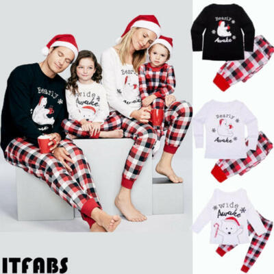 

Comfortable Christmas Family Match Pajamas Set Kid Mom Dad Sleepwear Nightwear
