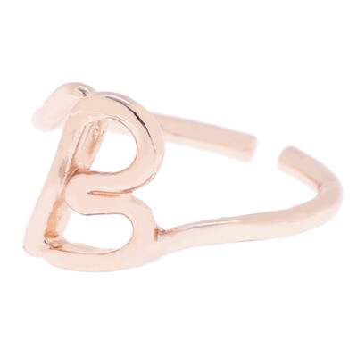 

Rose Gold A-Z 26 Letters Initial Name Rings Women Men Weeding Bride Jewelry