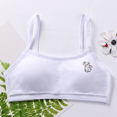 

Kids Bra Cotton Training Bra Girls Underwear Teenagers Girls Lingerie Puberty Young Girl Underwear Soft Teen Bras 8-16T