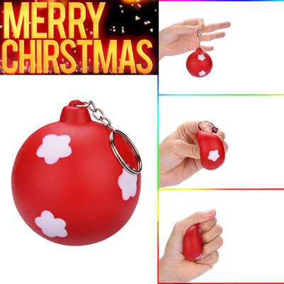 

YIWULAChristmas Ball Scented Squishies Slow Rising Kids Toys Stress Relief Toys Props