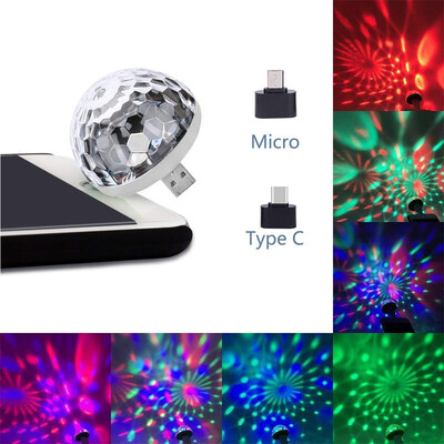 

Gobestart USB Mini LED Night Light Color Changed by Sound Music Magic Lights LED Mushroom