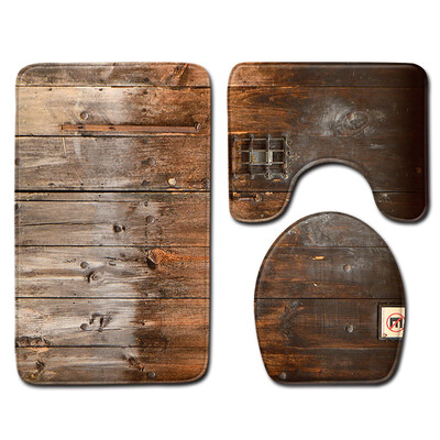 

Gobestart 3pcs Non-Slip Bath Mat Bathroom Kitchen Carpet Doormats Decor