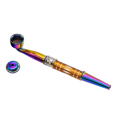 

Fashion Smoking Metal Pipes Light Metal Pipes Smoking Pipe Herb Tobacco Pipes Gifts Weed Grinder Smoke