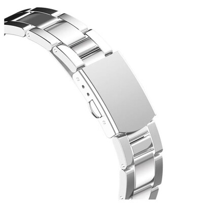

〖Follure〗Stainless Steel Watch Band Strap Metal Clasp For Apple Watch Series 12 42mm BK