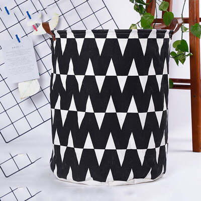 

Toponeto Cotton Linen Waterproof PE Coating Storage Basket Sundries Storage Box