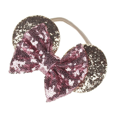 

New Style Baby Children Girl Hairband Cartoon Circle Ear Casual Cute Sequin Bowknot High Quality Party Hair Accessories Headwear