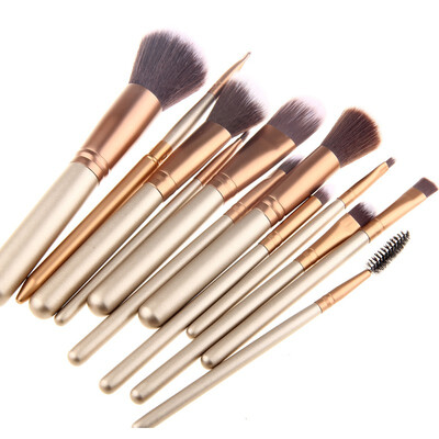 

Professional 12 Pcslot Make Up Brushes Set Foundation Face&Eye Powder Blusher Cosmetics Makeup Brush Pincel Maquiagem