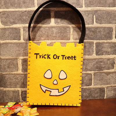 

Toponeto Halloween Cute DIY Nonwovens Candy Bag Package Children Party Storage Sugar