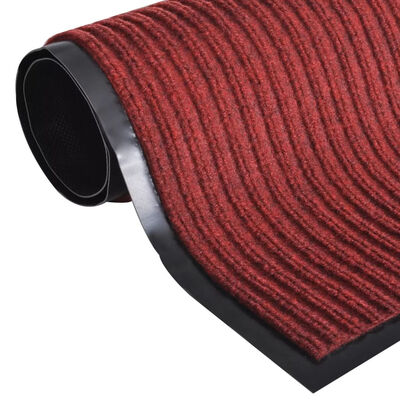 

Red PVC Door Mat 2 9" x 3 9
