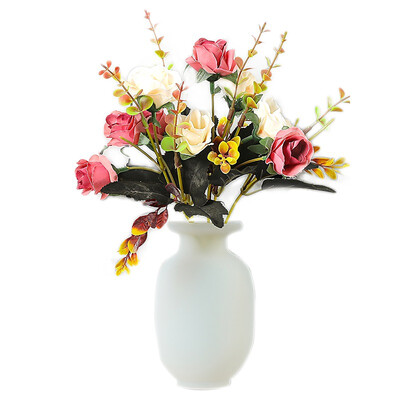 

Wall Mounted Silicone Vase with Suction Cups Easy Install Floret Bottle Decorative Decoration Punch Free Hanging Wall Art Decor