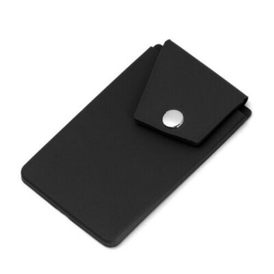 

Phone Card Bag Stand Holder Silicone Stick On Credit Wallet For IPhone Android Smartphone With Phone Stand