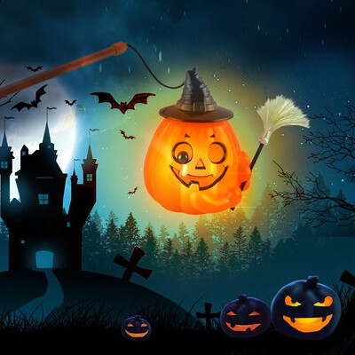 

〖Follure〗Glowing Ghost Screaming Pumpkin Lights Halloween Pumpkin Lantern