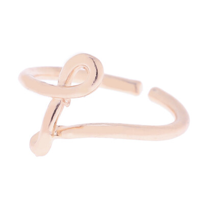 

Rose Gold A-Z 26 Letters Initial Name Rings Women Men Weeding Bride Jewelry