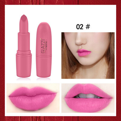 

Sexy Matte Lip Gloss Lip Liner Pencil Professional Lipstick Non-Stick Cup Waterproof Lipstick Nude Lip Stick Matte Red Lip Long