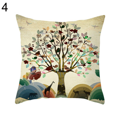 

Christmas Wapiti Flower Throw Pillow Case Cushion Cover Sofa Bedding Articles