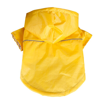 

Pet PU Reflective Raincoat Summer Hooded Rain Coat Outdoor Waterproof Jackets Clothes For Small Large Dogs Cats Puppy Kitten