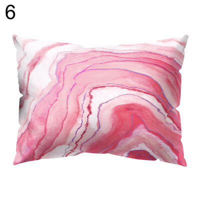 

Romantic Flower Stone Pattern Throw Pillow Case Cushion Cover Bedding Articles