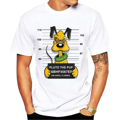 

E-BAIHUI new mickey print tees mouse t-shirt men tops hip hop casual funny dog cartoon tshirt homme comfort cotton t shirt T-64