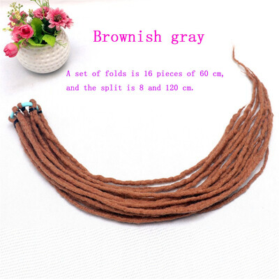 

Gobestart A New Fashion Lady Nepalese Wool Reins Featuring Colorful Wigs Viscera Wig 60CM