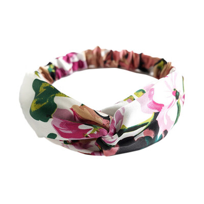 

Baby Headbands 2-12T Baby Elegant Toddler Girls Cross Design Floral Print Headband Headwear Apparel Prop Party Gift
