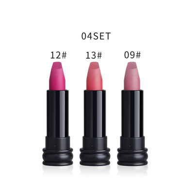 

3Pcs Sexy Moisturizing Matte Glossy Lip Cream Long Lasting Makeup Lipsticks