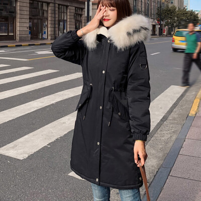 

Toponeto Women Winter Warm Coat Hooded Thick Warm Loose Pocket Jacket Long Overcoat