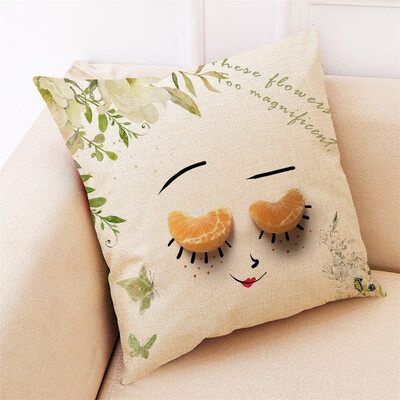 

〖Follure〗Home Decor Cushion Cover Flower Girl Pillowcase Sofa Car Throw Pillow Covers