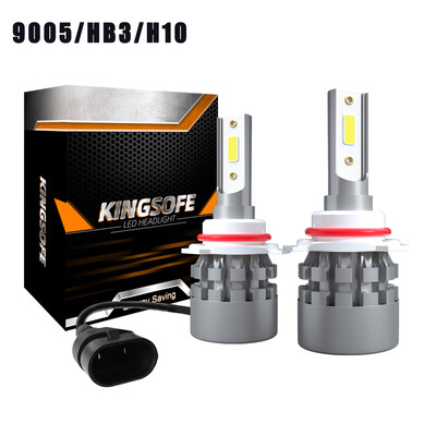 

2pcs Car Truck K3-LED Headlight Light White Waterproof 6000K 9005 HB3 H10 40W