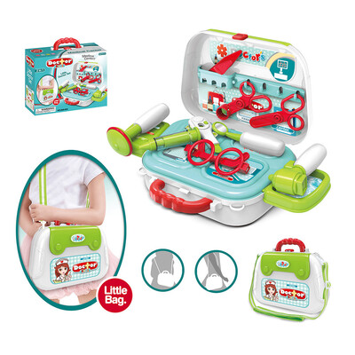 

YIWULADoctor Kids Shoulder Bag Kids Mini Playset Dollhouse Children Toys