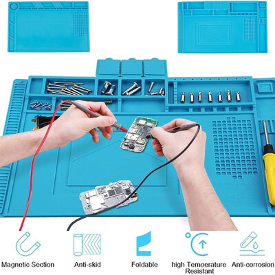 

Heat-resistant Welding Pad Silicone Soldering Station Insulation Insulation Pad Repair Platform Work Table