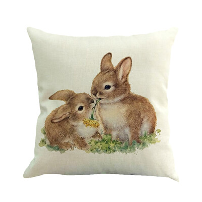 

〖Follure〗Easter Sofa Bed Home Decoration Festival Pillow Case Cushion Cover