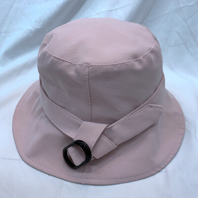 

Korean version of the new autumn&winter sunscreen British retro art button fisherman hat warm basin hat wholesale tide