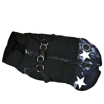 

Pet Dog Vest with Chest Harness Puppy Multi-design Winter Cloth Warm Belt Coats for Small Medium Dogs French Bulldog Chihuahua