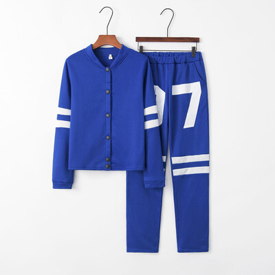 

Tailored Women Solid Color Hooded Sweatshirt&pant Tracksuit Sport Suit