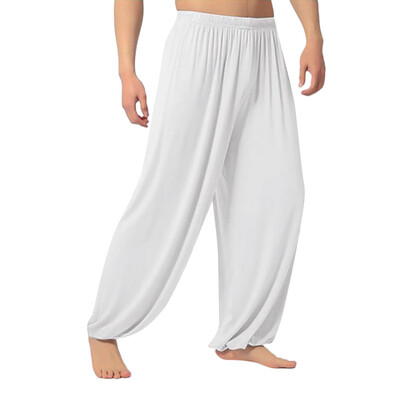 

Gobestart Fashion Mens Casual Solid Loose Sweatpants Trousers Jogger Dancing yoga Pant
