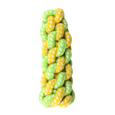 

Pet Cotton-Rope Corn Stick Bite Toy Interactive Molars Bite Resistant Dog Cat Chewing Play Toy