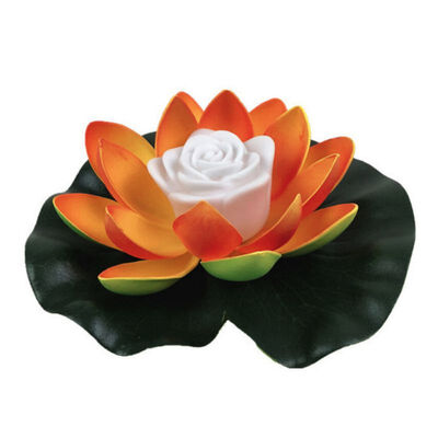 

LED Artificial Lotus-shaped Colorful Changed Floating Flower Lamps Water Swimming Pool Wishing Light 18cm708cm