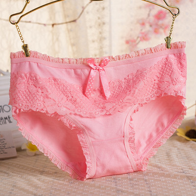 

Women Multi-Color Lace Briefs Low Waist Sexy Lingerie Panties Underwear Knickers