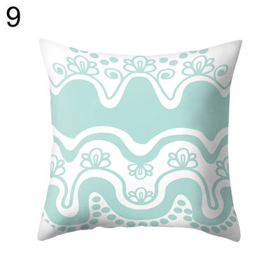 

Flower Wave Heart Pillow Case Cushion Cover Sofa Bed Car Cafe Office Decoration