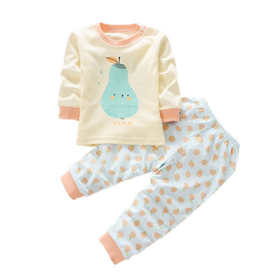 

Autumn Newborn Infant Clothing Baby Boy Girl Clothes Long Sleeve Top Pants Sport Suit Baby Clothing Set 2 Pcs