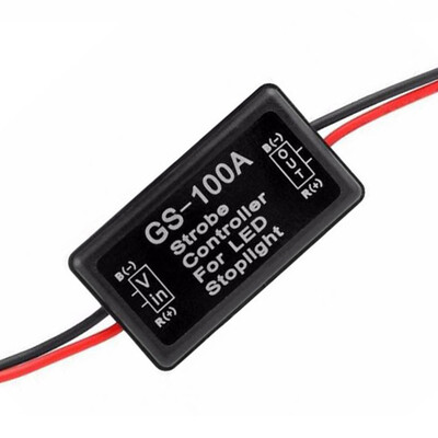

GS-100A Flash Strobe Controller Box Flasher Module For LED Brake Tail Stop Light