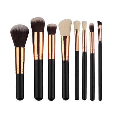 

8pcs\Set Foundation Eyeshadow Lip Maquiagem Professional Cosmetics Make Up Brushes For Powder