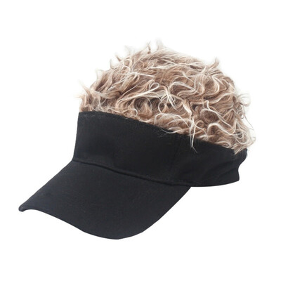 

Men Women Golf Cap Baseball Cap Adjustable Breathable Outdoor Sports Camping Hiking Fake Flair Hair Sun Visor Hat