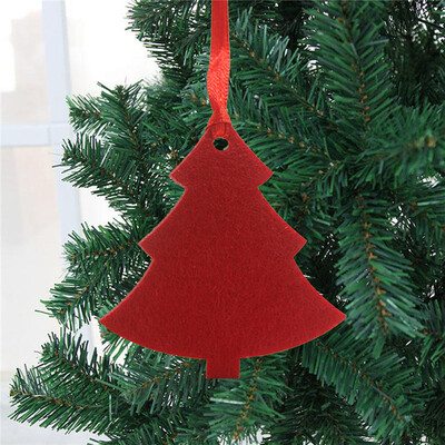 

Tailored 10pcs Christmas Tree Cloth Snowflake Elk Hanging Pendant DIY Home Decor Supply
