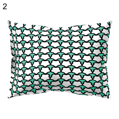 

Flower Irregular Pattern Throw Pillow Case Cushion Cover for Home Office Cafe
